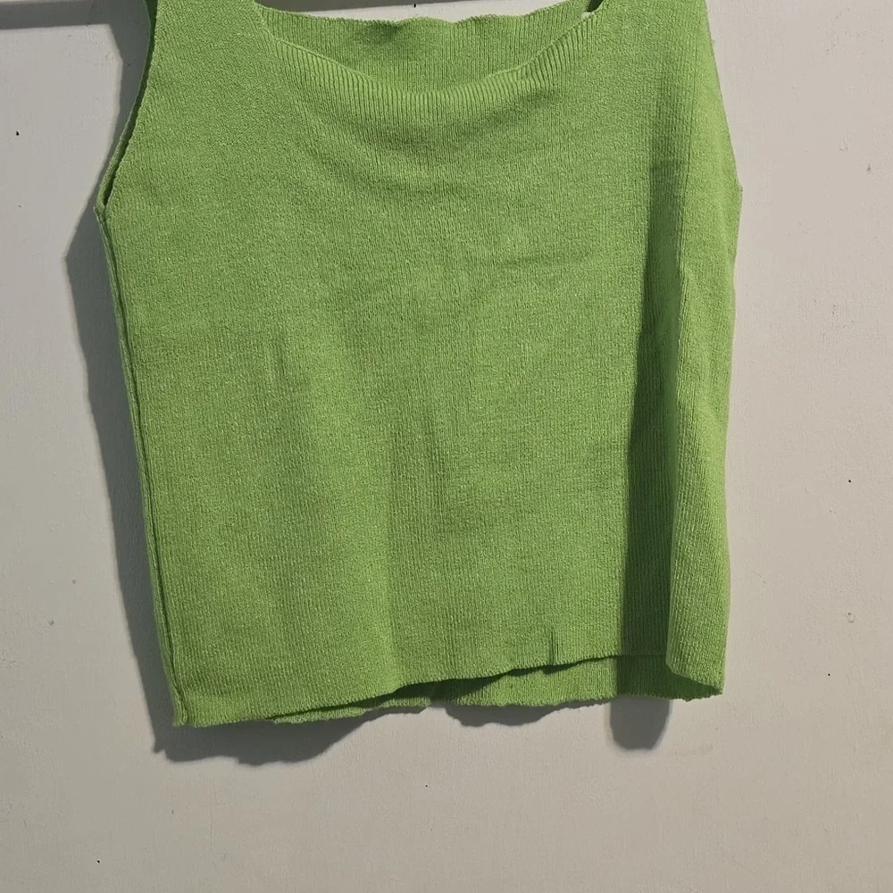 Chic Olive Green Tank Top